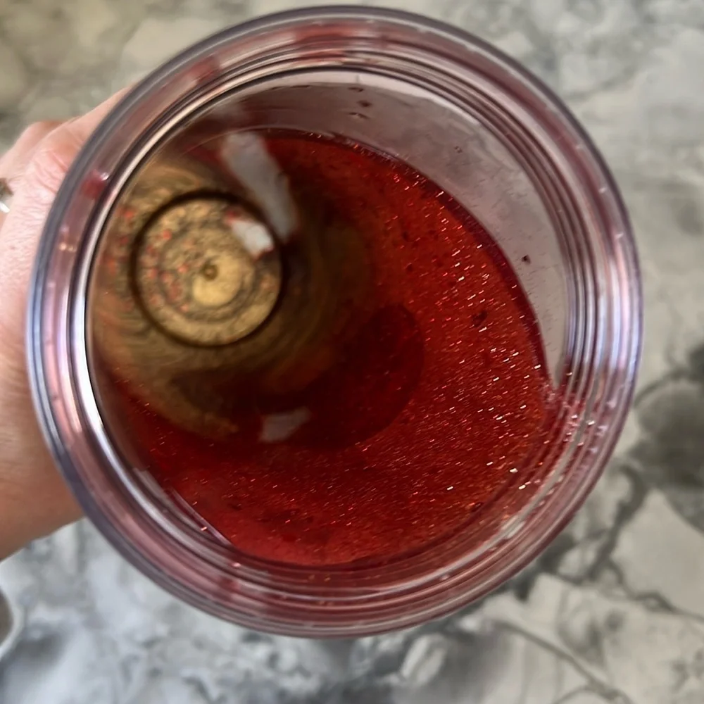 Custom Valentine’s Day Starbucks cold drink cup. 24oz